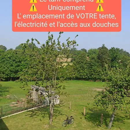 La Billardiere Camping A La Ferme Le Menil-Ciboult Exterior photo